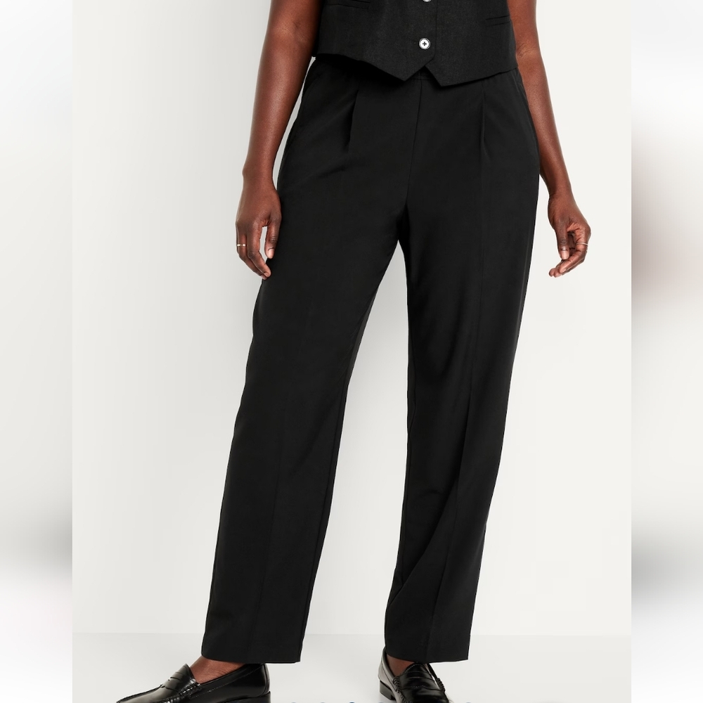 Old Navy High-Waisted "Billie" Straight Ankle Trouser, Size XL, RN#54023 NWT - Picture 2 of 16